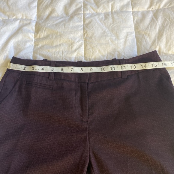 Nwot Wine Color Women’s Ankle Dress Slacks /WORTHINGTON Dress Ankle Slacks. - Picture 12 of 14